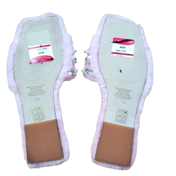 🆕️ NEW Women's Jeffrey Campbell Facile Faux Fur Slide Sandal 7.5 and 8.5 M Pink - Picture 5 of 6